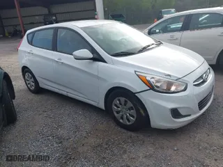 2017 Hyundai Accent SE with VIN KMHCT5AE7HU306222, listed as a IAAI auction lot 41927657 with 114,116 mi miles. Bid and sale history available at carsss.com. Image 1.