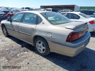 2001 Chevrolet Impala LS with VIN 2G1WH55K119294518, listed as a IAAI auction lot 41643751 with 285,948 mi miles. Bid and sale history available at carsss.com. Image 3.