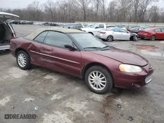2002 Chrysler Sebring LXi with VIN 1C3EL55R32N250408, listed as a Copart auction lot 86005624 with 110,238 mi miles and Salvage Title. Bid and sale history available at carsss.com. Image 4.