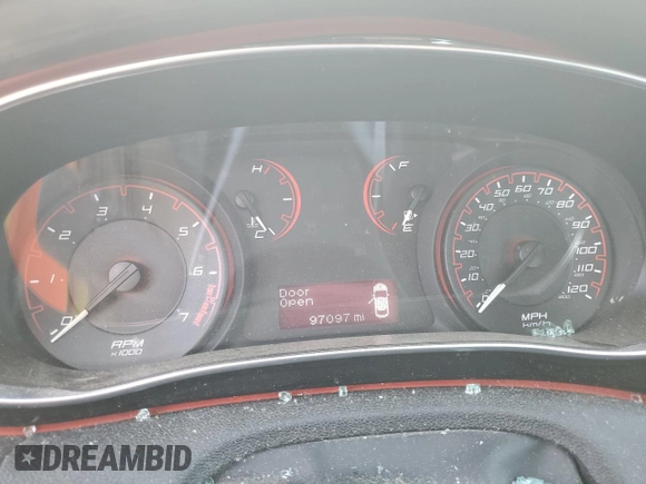 2015 Dodge Dart SXT with VIN 1C3CDFBBXFD128383, listed as a Copart auction lot 54830085 with 97,097 mi miles and Salvage title. Bid and sale history available at DreamBid. Image 9.
