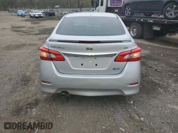 2013 Nissan Sentra SR with VIN 3N1AB7AP2DL711164, listed as a Copart auction lot 52786785 with 138,435 mi miles and Salvage Title. Bid and sale history available at DreamBid. Image 6.
