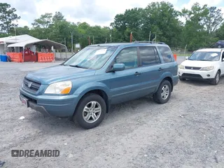 2005 Honda Pilot EX-L z VIN 5FNYF18595B050248, wystawiony jako IAAI lot #42474308 z przebiegiem 311 580 mil mil oraz . Historia ofert i sprzedaży dostępna na DreamBid. Obrazek 2.
