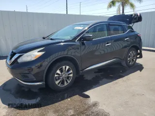 2017 Nissan Murano S z VIN 5N1AZ2MG0HN166980, wystawiony jako Copart lot #55327435 z przebiegiem 78 203 mil mil oraz Szkoda całkowita • Salvage title. Historia ofert i sprzedaży dostępna na DreamBid. Obrazek 1.