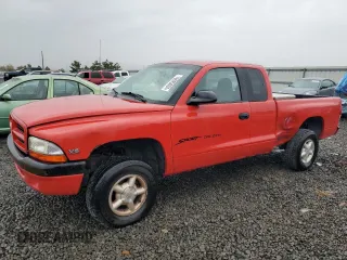 1998 Dodge Dakota SLT with VIN 1B7GG22X1WS598712, listed as a Copart auction lot 76095004 with 196,012 mi miles and Salvage Title. Bid and sale history available at carsss.com. Image 1.