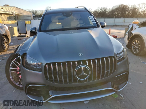 2021 Mercedes-Benz GLS with VIN 4JGFF8KE8MA564233, listed as a Copart auction lot 84046044 with 22,934 mi miles and Salvage Title. Bid and sale history available at carsss.com. Image 5.