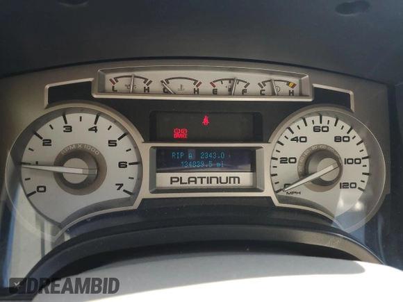 2009 Ford F-150 XL with VIN 1FTPW14V69FA48640, listed as a Copart auction lot 65913475 with 134,839 mi miles and Salvage title. Bid and sale history available at DreamBid. Image 9.