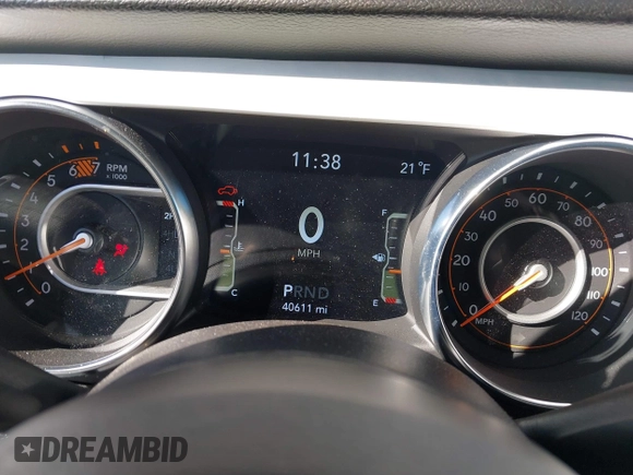 2021 Jeep Wrangler 80th Anniversary with VIN 1C4GJXAN0MW557797, listed as a IAAI auction lot 41505457 with 40,611 mi miles and . Bid and sale history available at DreamBid. Image 7.