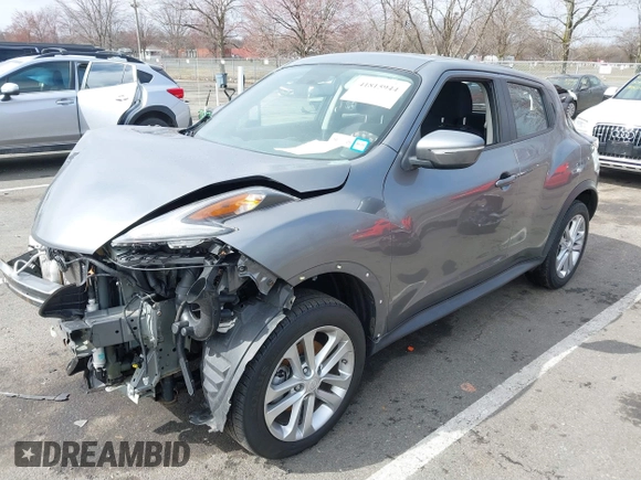 2015 Nissan Juke SV with VIN JN8AF5MVXFT553675, listed as a IAAI auction lot 41815944 with 100,000 mi miles and . Bid and sale history available at DreamBid. Image 18.