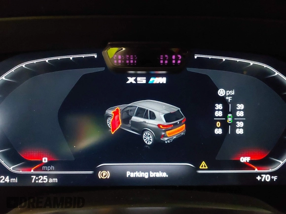2021 BMW X5 M z VIN 5YMJU0C04M9F63827, wystawiony jako IAAI lot #42351633 z przebiegiem 31 232 mil mil oraz . Historia ofert i sprzedaży dostępna na DreamBid. Obrazek 7.