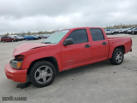 2004 Chevrolet Colorado 1SB LS Z85 with VIN 1GCCS136848145081, listed as a Copart auction lot 46650525 with 145,835 mi miles and Salvage Title. Bid and sale history available at carsss.com. Image 1.