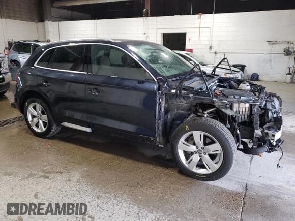 2018 Audi Q5 Premium Plus with VIN WA1BNAFY6J2064914, listed as a Copart auction lot 53778665 with 92,301 mi miles and Salvage Title. Bid and sale history available at carsss.com. Image 4.