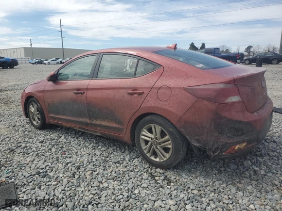 2019 Hyundai Elantra SEL with VIN 5NPD84LF5KH418416, listed as a Copart auction lot 47693635 with 131,399 mi miles and Salvage Title. Bid and sale history available at carsss.com. Image 2.