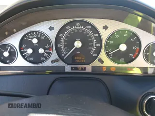 2001 Mercedes-Benz SL-Class with VIN WDBFA68F31F197746, listed as a IAAI auction lot 41493246 with 146,393 mi miles. Bid and sale history available at carsss.com. Image 7.