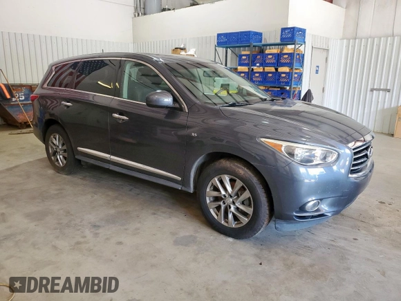 2014 Infiniti QX60 with VIN 5N1AL0MM1EC522792, listed as a Copart auction lot 64578595 with 138,787 mi miles and Clean title. Bid and sale history available at DreamBid. Image 4.