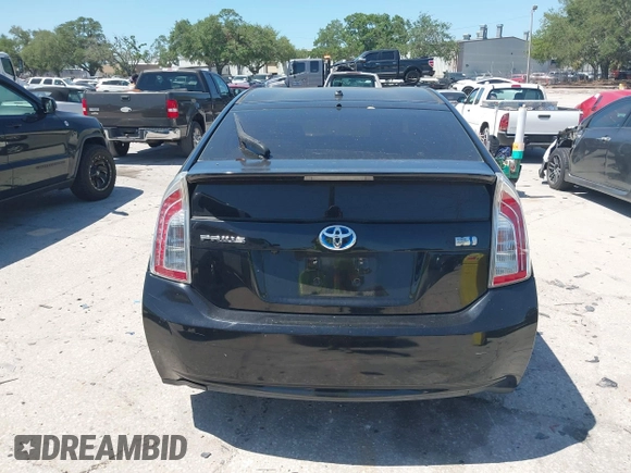 2012 Toyota Prius One with VIN JTDKN3DU8C0333155, listed as a IAAI auction lot 42062427 with 190,320 mi miles. Bid and sale history available at carsss.com. Image 16.