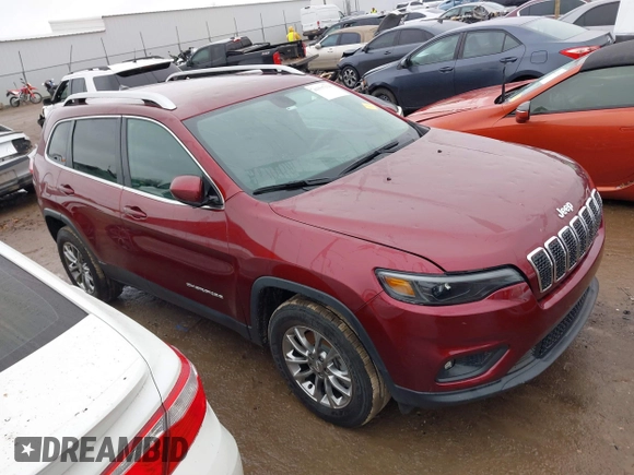 2019 Jeep Cherokee Altitude with VIN 1C4PJMLN4KD123984, listed as a IAAI auction lot 41507338 with 53,686 mi miles. Bid and sale history available at carsss.com. Image 13.