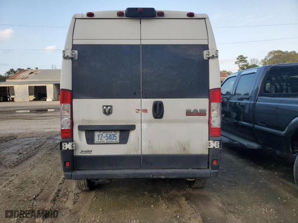 2021 Ram ProMaster Cargo Van with VIN 3C6LRVDG3ME522617, listed as a Copart auction lot 84899754 with 0 mi miles and Salvage Title. Bid and sale history available at carsss.com. Image 6.