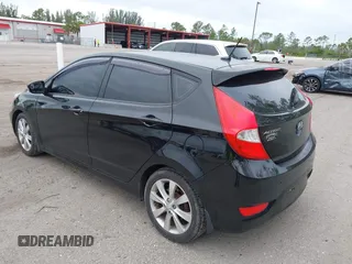 2013 Hyundai Accent SE with VIN KMHCU5AE8DU109616, listed as a IAAI auction lot 42051364 with 96,739 mi miles. Bid and sale history available at carsss.com. Image 3.
