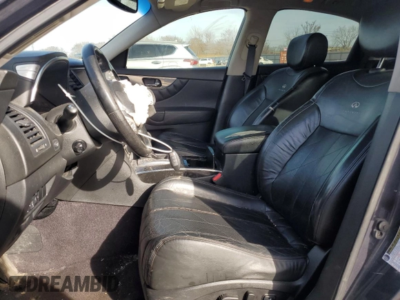 2011 Infiniti FX35 with VIN JN8AS1MW5BM140757, listed as a Copart auction lot 49504505 with 168,296 mi miles and Salvage Title. Bid and sale history available at carsss.com. Image 7.