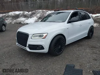 2016 Audi Q5 Premium Plus with VIN WA1D7AFP7GA151732, listed as a IAAI auction lot 41054067 with 129,499 mi miles. Bid and sale history available at carsss.com. Image 2.