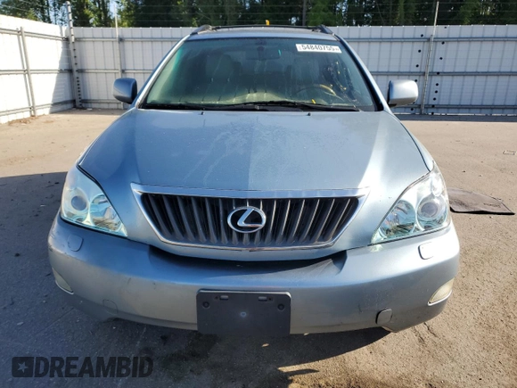 2008 Lexus RX with VIN 2T2HK31U78C062931, listed as a Copart auction lot 54840755 with 235,232 mi miles and Clean Title. Bid and sale history available at carsss.com. Image 5.