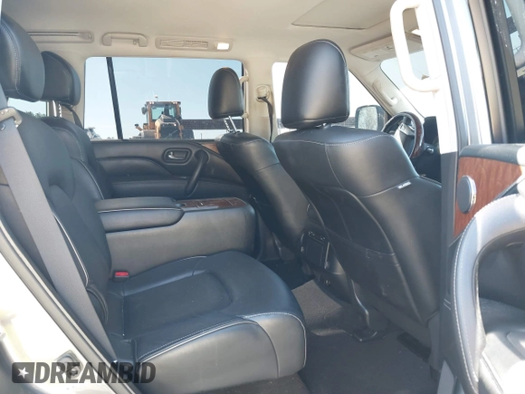 2018 Infiniti QX80 with VIN JN8AZ2NF2J9665048, listed as a IAAI auction lot 41791793 with 166,190 mi miles and . Bid and sale history available at DreamBid. Image 8.