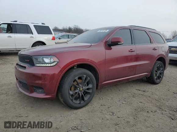 2019 Dodge Durango GT z VIN 1C4RDJDG6KC576251, wystawiony jako Copart lot #88516185 z przebiegiem 70 763 mil mil oraz Szkoda całkowita • Salvage title. Historia ofert i sprzedaży dostępna na DreamBid. Obrazek 1.