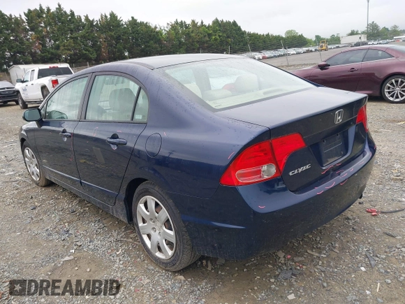 2006 Honda Civic LX with VIN 1HGFA16546L005906, listed as a IAAI auction lot 42182142 with 167,663 mi miles and . Bid and sale history available at DreamBid. Image 3.