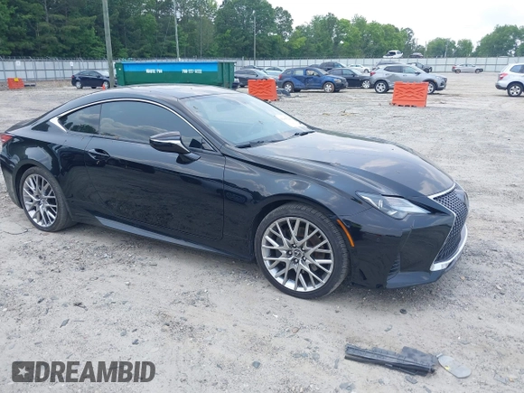 2019 Lexus RC 350 with VIN JTHHZ5BCXK5020189, listed as a IAAI auction lot 42368220 with 59,245 mi miles and . Bid and sale history available at DreamBid. Image 1.