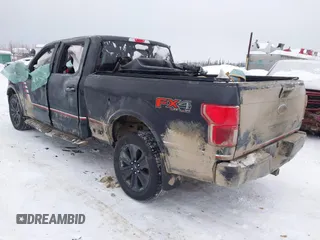2019 Ford F-150 XL with VIN 1FTFW1E47KFC69168, listed as a IAAI auction lot 41317777 with 1 mi miles. Bid and sale history available at carsss.com. Image 3.