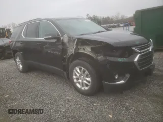 2019 Chevrolet Traverse LT Leather with VIN 1GNEVHKW6KJ245459, listed as a Copart auction lot 49576785 with 97,626 mi miles and Salvage Title. Bid and sale history available at carsss.com. Image 4.