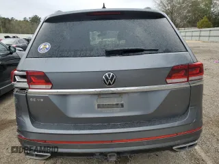 2021 Volkswagen Atlas SE with VIN 1V2MR2CA2MC585075, listed as a Copart auction lot 88780635 with 57,403 mi miles and Salvage title. Bid and sale history available at DreamBid. Image 6.