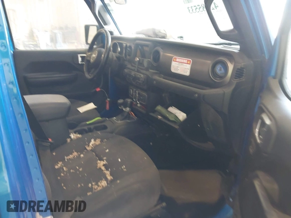 2020 Jeep Gladiator Sport S with VIN 1C6HJTAG8LL193845, listed as a IAAI auction lot 42085533 with 121,134 mi miles. Bid and sale history available at carsss.com. Image 5.