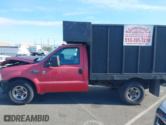 2001 Ford F-350 XL with VIN 1FDSF34F91EB80330, listed as a IAAI auction lot 41188483 with 479,635 mi miles and . Bid and sale history available at DreamBid. Image 14.