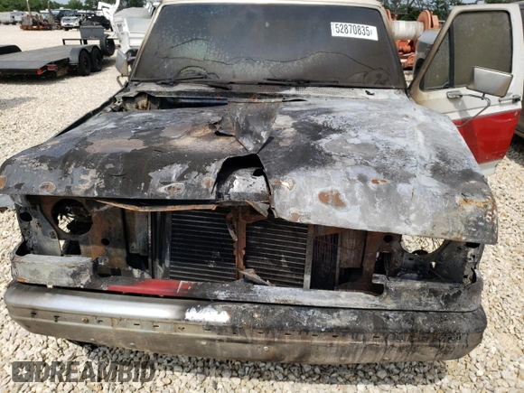 1989 Ford F-250 with VIN 1FTHX26M3KKB47053, listed as a Copart auction lot 52870835 with 0 mi miles and Salvage Title. Bid and sale history available at carsss.com. Image 11.