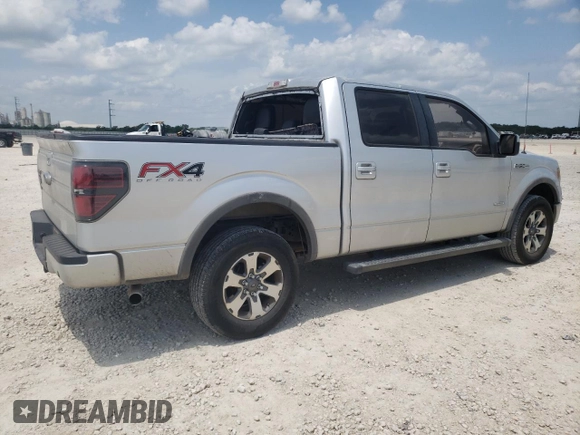2013 Ford F-150 XL with VIN 1FTFW1ET7DFA15681, listed as a Copart auction lot 54822095 with 176,597 mi miles and Salvage title. Bid and sale history available at DreamBid. Image 3.