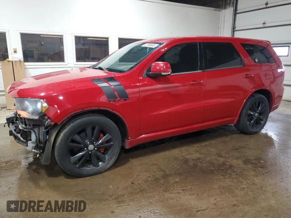 2011 Dodge Durango R/T with VIN 1D4SE6GT1BC683389, listed as a Copart auction lot 52189565 with 225,898 mi miles and Salvage title. Bid and sale history available at DreamBid. Image 1.