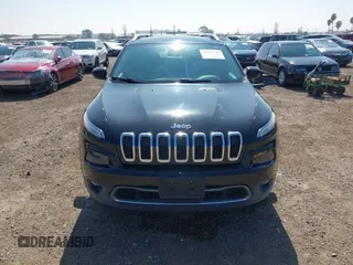 2017 Jeep Cherokee Limited with VIN 1C4PJLDB3HW523076, listed as a IAAI auction lot 41612129 with 94,970 mi miles. Bid and sale history available at carsss.com. Image 13.