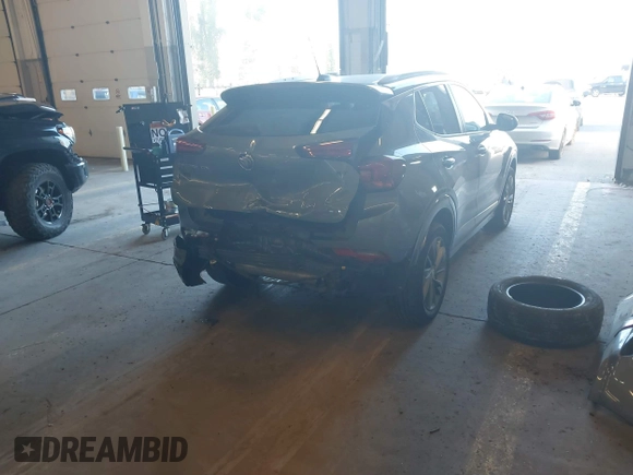 2022 Buick Encore GX Select with VIN KL4MMESLXNB117391, listed as a IAAI auction lot 41318441 with 30,563 mi miles and . Bid and sale history available at DreamBid. Image 4.