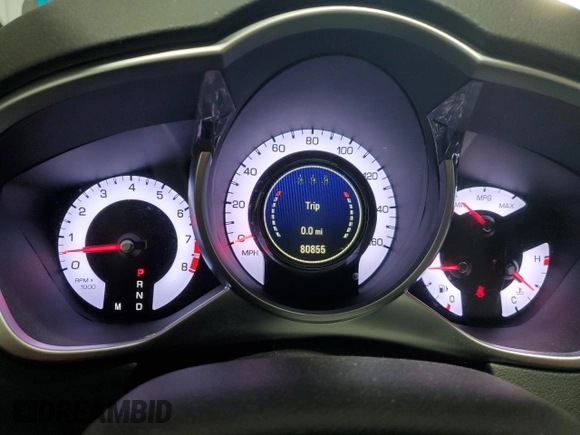 2012 Cadillac SRX Performance Collection with VIN 3GYFNEE3XCS593868, listed as a Copart auction lot 54381275 with 80,855 mi miles and Salvage title. Bid and sale history available at DreamBid. Image 9.