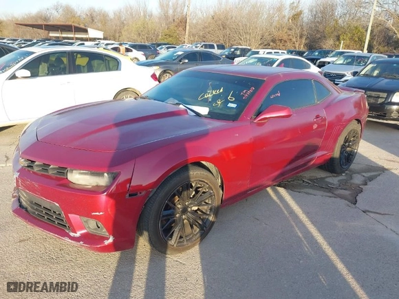 2014 Chevrolet Camaro LT with VIN 2G1FC1E34E9286936, listed as a IAAI auction lot 41779018 with NaN miles. Bid and sale history available at carsss.com. Image 2.
