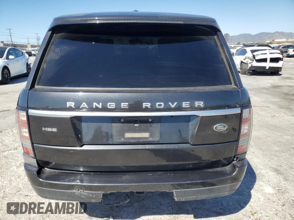 2014 Land Rover Range Rover HSE with VIN SALGS2WF8EA180385, listed as a Copart auction lot 46715155 with 122,293 mi miles and Clean Title. Bid and sale history available at DreamBid. Image 6.