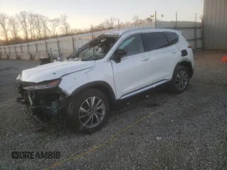 2019 Hyundai Santa Fe SEL z VIN 5NMS3CAD0KH121617, wystawiony jako Copart lot #47567835 z przebiegiem 182 093 mil mil oraz Szkoda całkowita • Salvage title. Historia ofert i sprzedaży dostępna na DreamBid. Obrazek 1.
