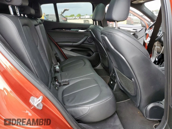 2018 BMW X2 sDrive28i with VIN WBXYJ3C37JEJ75893, listed as a Copart auction lot 62513565 with 62,029 mi miles and Salvage title. Bid and sale history available at DreamBid. Image 10.