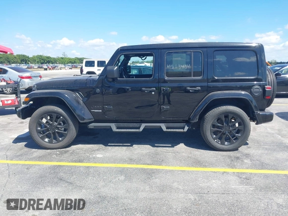 2021 Jeep Wrangler Unlimited Sport S with VIN 1C4HJXDN4MW669387, listed as a IAAI auction lot 41889814 with 17,333 mi miles and . Bid and sale history available at DreamBid. Image 14.