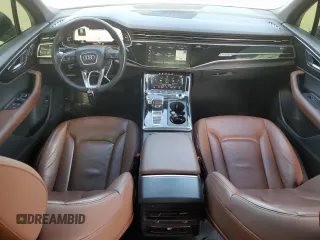 2021 Audi Q7 Premium with VIN WA1AJAF7XMD025802, listed as a Copart auction lot 87802515 with 125,460 mi miles and Non Repairable. Bid and sale history available at carsss.com. Image 8.