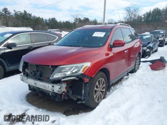 2014 Nissan Pathfinder Platinum with VIN 5N1AR2MM0EC688604, listed as a IAAI auction lot 41434433 with 131,142 mi miles and . Bid and sale history available at DreamBid. Image 2.
