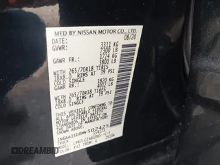2021 Nissan Titan Pro-4X with VIN 1N6AA1ED8MN502425, listed as a IAAI auction lot 42464389 with 38,957 mi miles and . Bid and sale history available at DreamBid. Image 9.