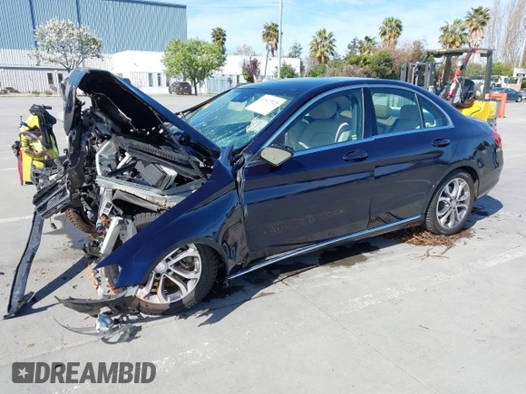 2017 Mercedes-Benz C 300 with VIN 55SWF4JB4HU194429, listed as a IAAI auction lot 42022925 with Not Provided miles and . Bid and sale history available at DreamBid. Image 2.