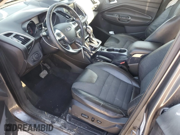 2013 Ford Escape Titanium with VIN 1FMCU0J90DUD23778, listed as a Copart auction lot 43647835 with 130,558 mi miles and Salvage Title. Bid and sale history available at carsss.com. Image 7.